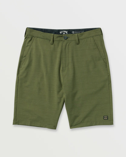 Billabong Men's Crossfire Submersible 21\" Hybrid Shorts - Olive