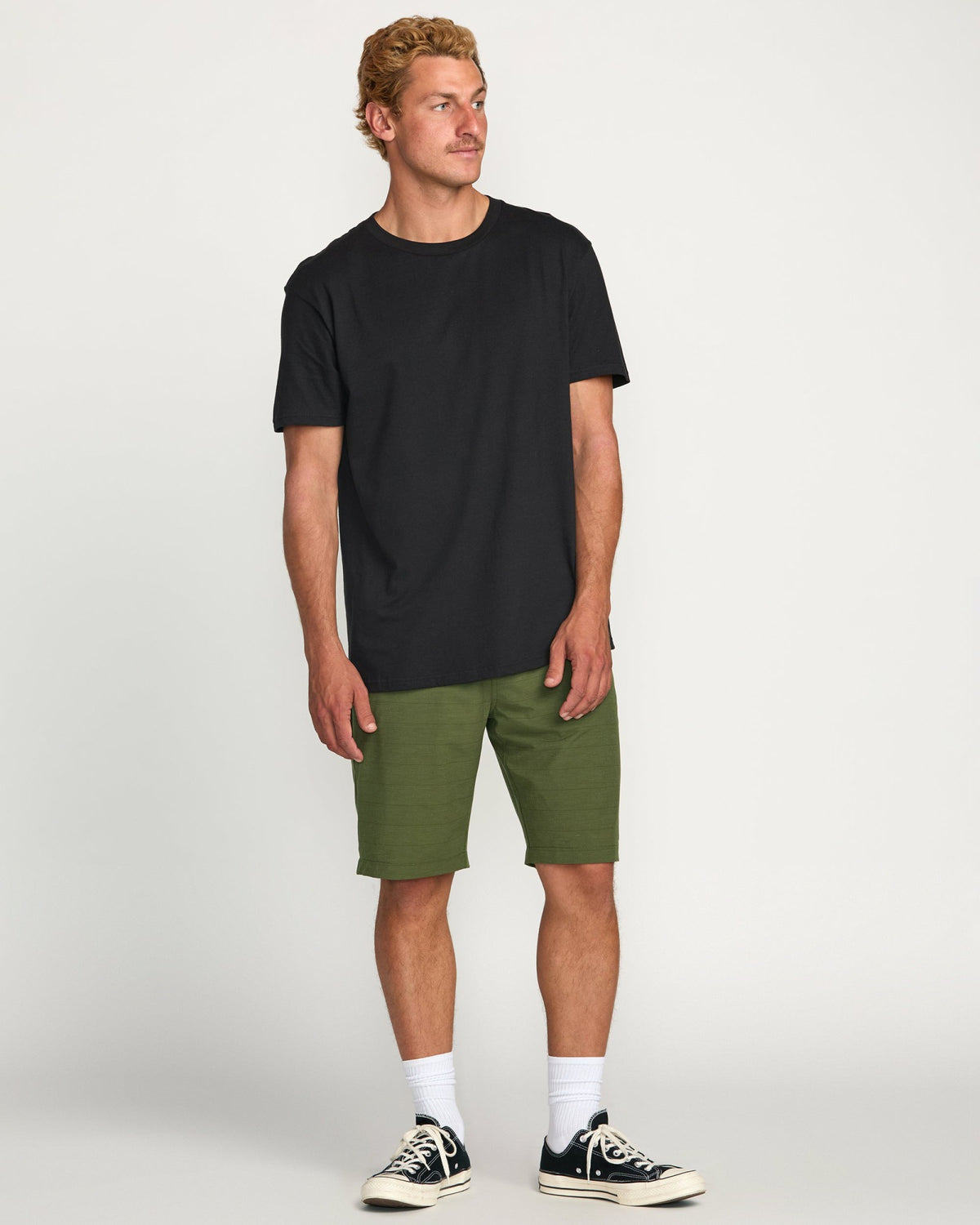 Billabong Men's Crossfire Submersible 21\" Hybrid Shorts - Olive