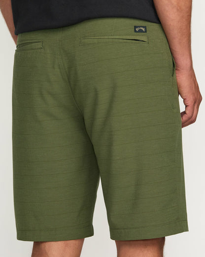 Billabong Men's Crossfire Submersible 21\" Hybrid Shorts - Olive