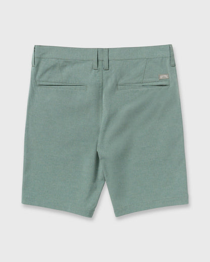 Billabong Men's Crossfire Submersible 19\" Hybrid Shorts - Green Ash