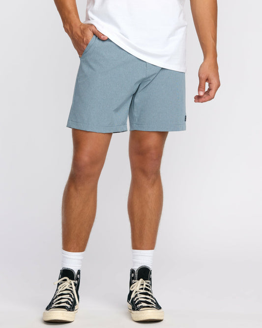 Billabong Men's Crossfire Submersible 17\" Hybrid Shorts - Slate Blue