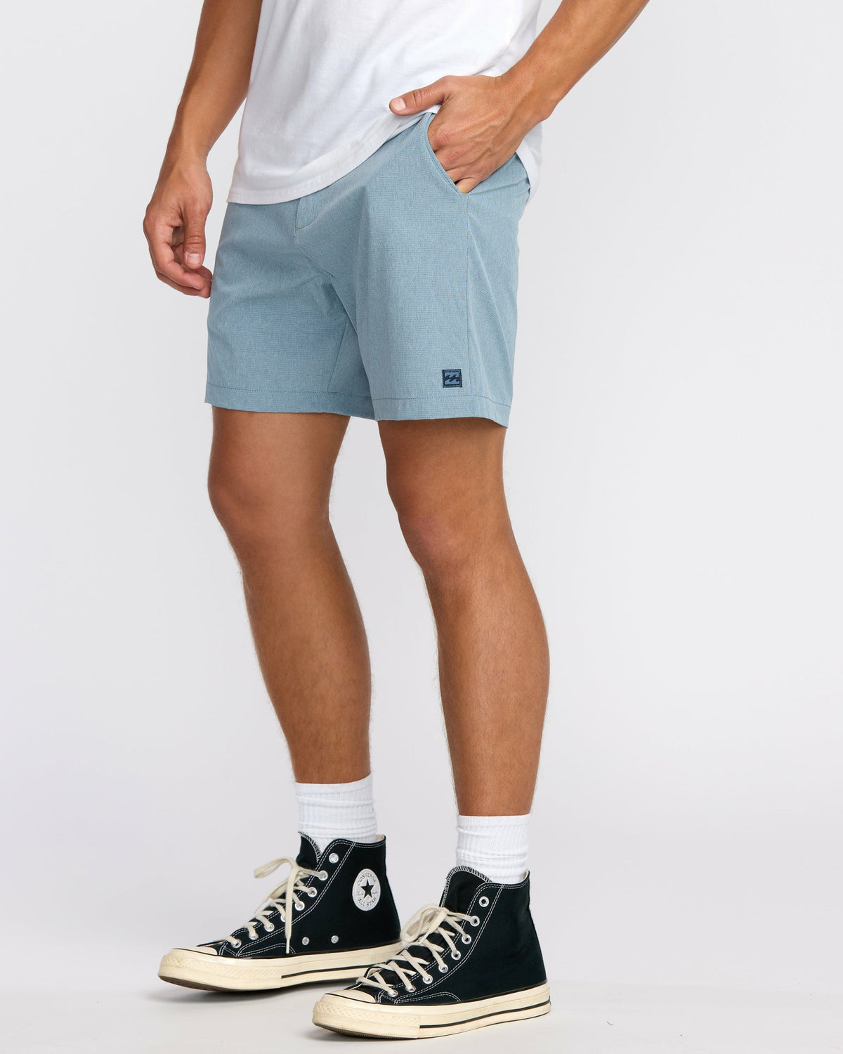 Billabong Men's Crossfire Submersible 17\" Hybrid Shorts - Slate Blue