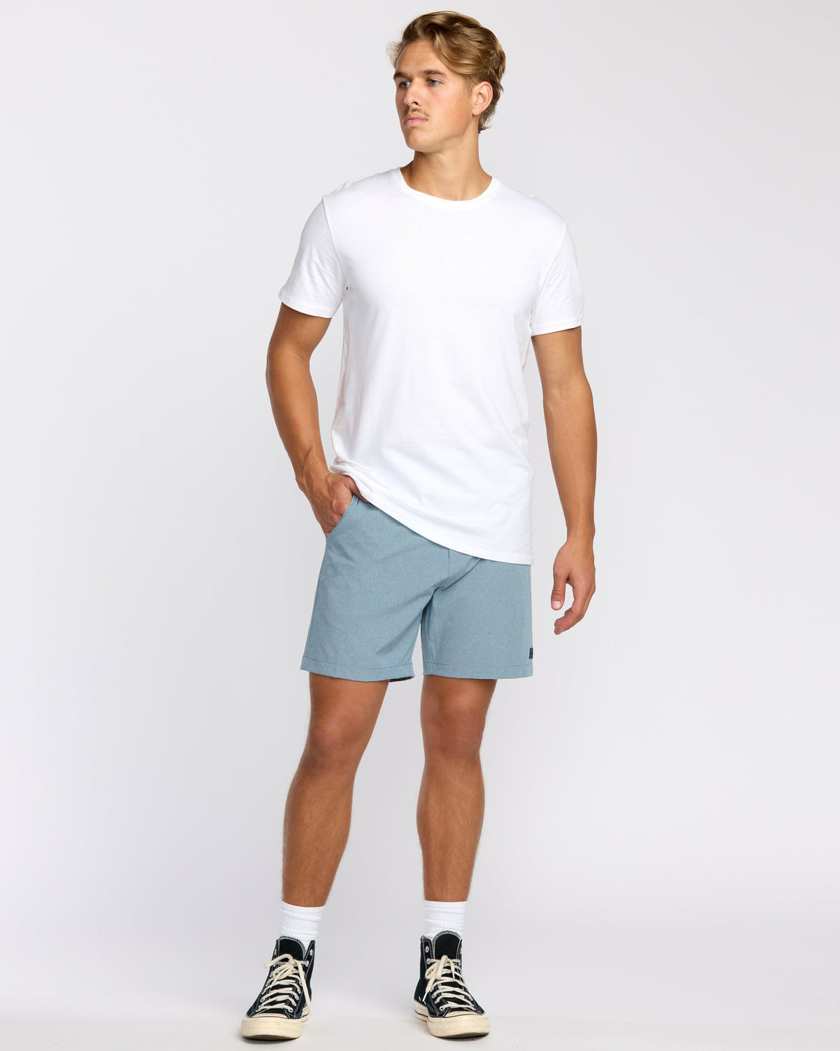 Billabong Men's Crossfire Submersible 17\" Hybrid Shorts - Slate Blue