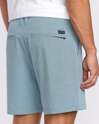 Billabong Men's Crossfire Submersible 17\" Hybrid Shorts - Slate Blue