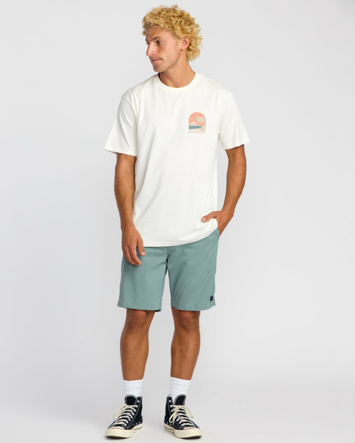 Billabong Men's Surftrek Journey 20\" Hybrid Shorts - Sea Blue