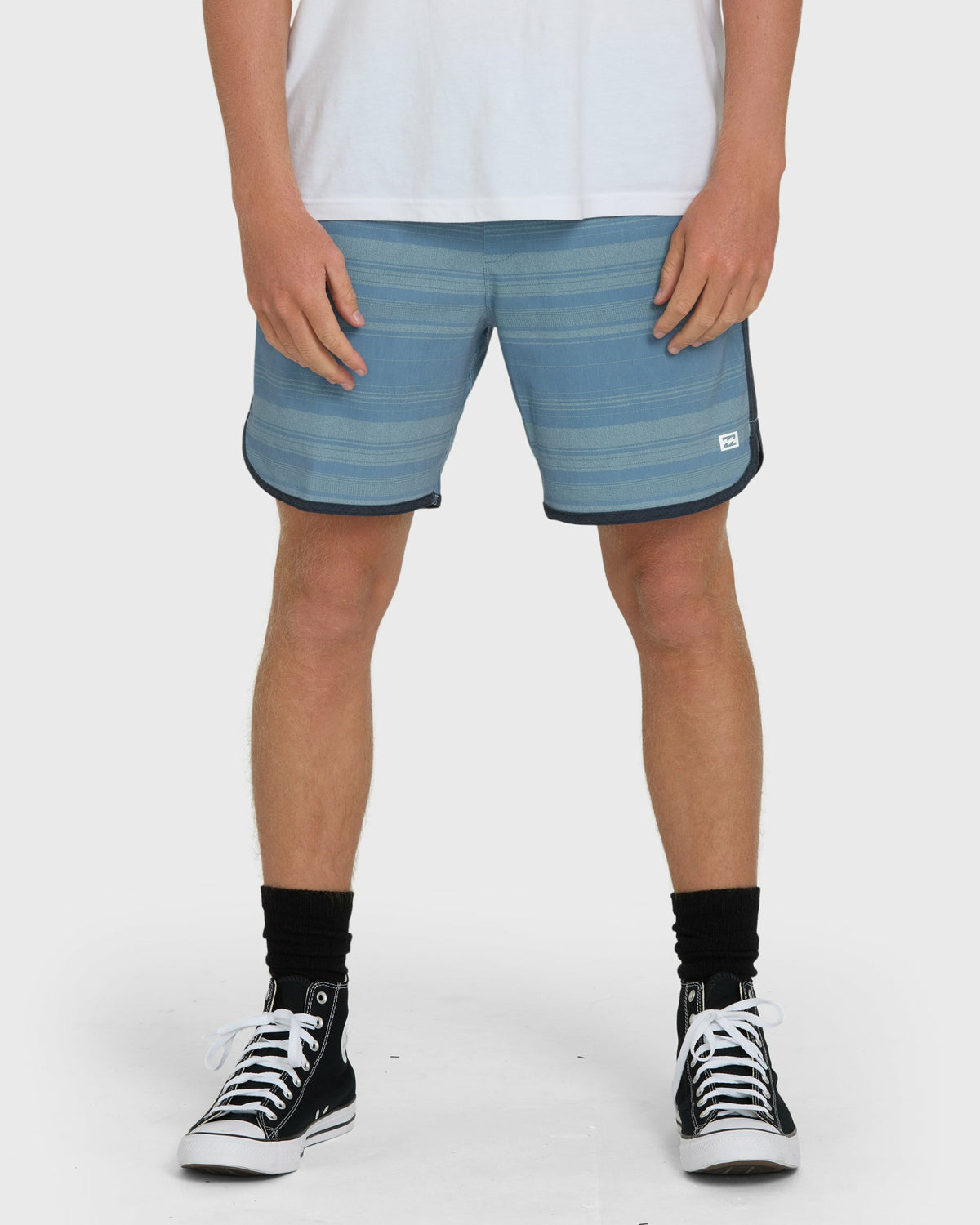 Billabong Men's Surftrek Transit Elastic 17\" Hybrid Shorts - Mid Blue