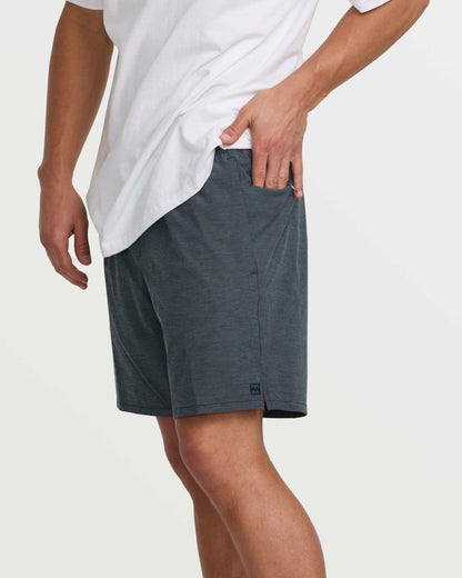 Billabong Men's Crossfire Submersible 18\" Hybrid Shorts - Navy