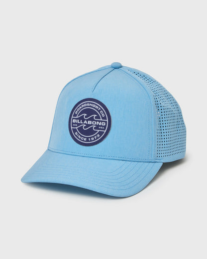 Billabong Men's Crossfire Snapback Hat - Light Blue