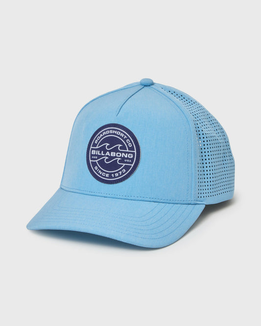 Billabong Men's Crossfire Snapback Hat - Light Blue