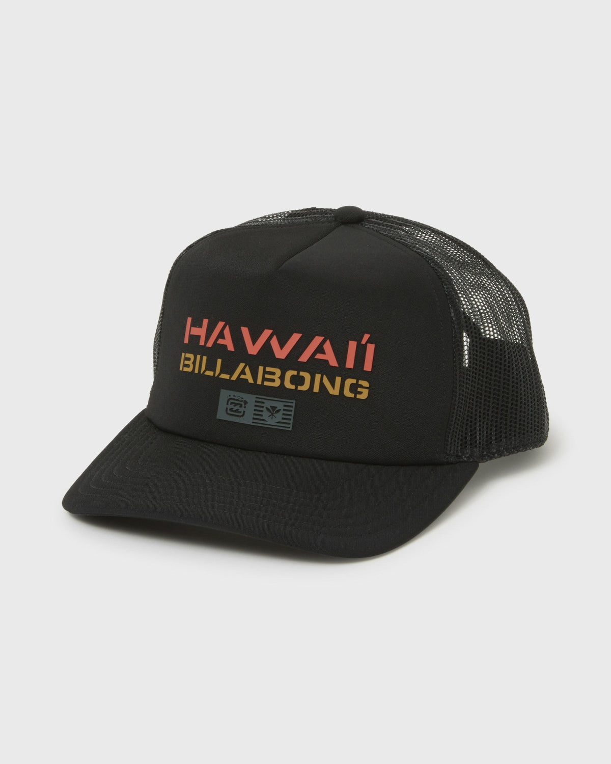 Billabong Men's Kahili Hi Trucker Hat - Black