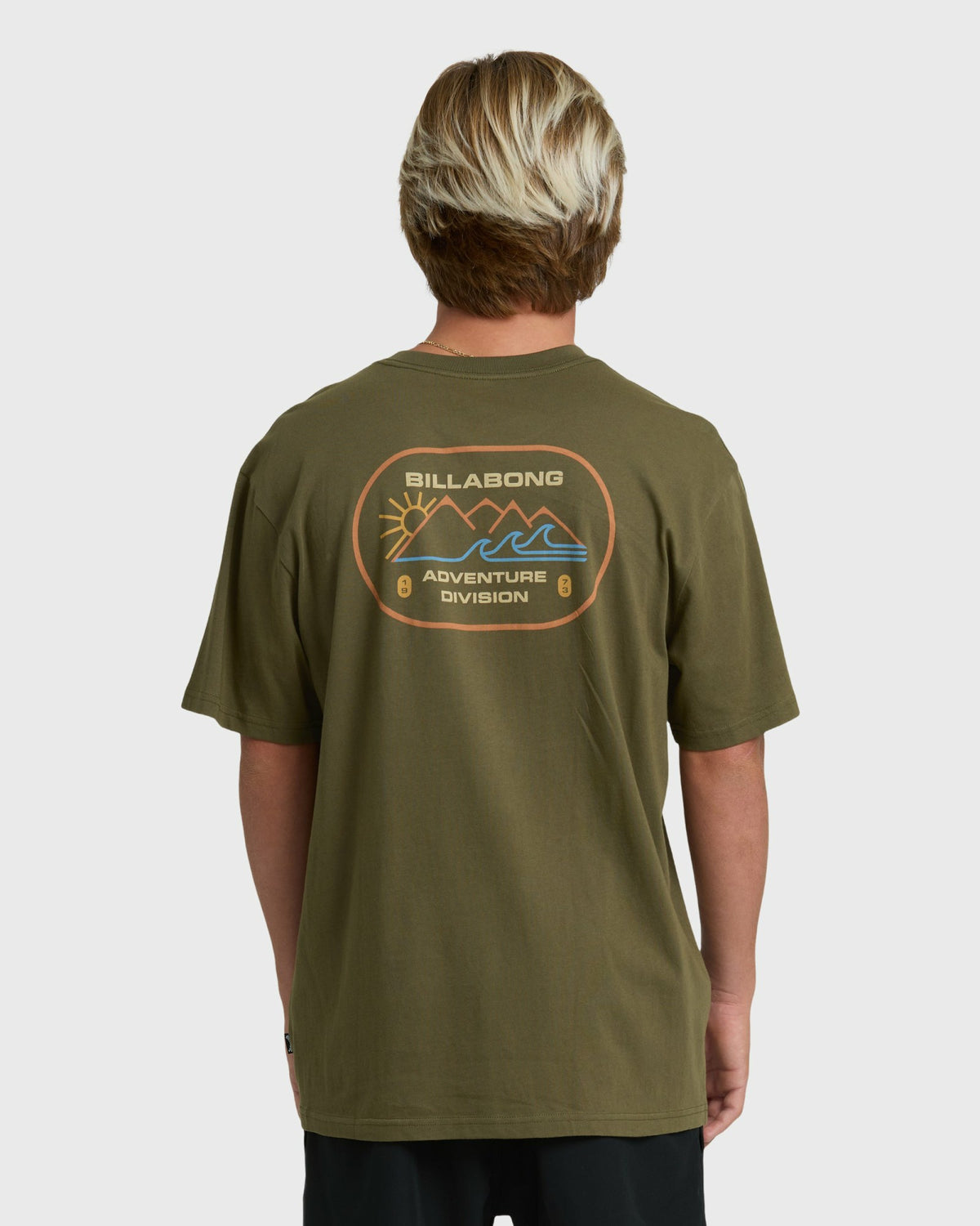 Billabong Men's Andes Adiv Premium Short Sleeve T-Shirt - Winter Moss