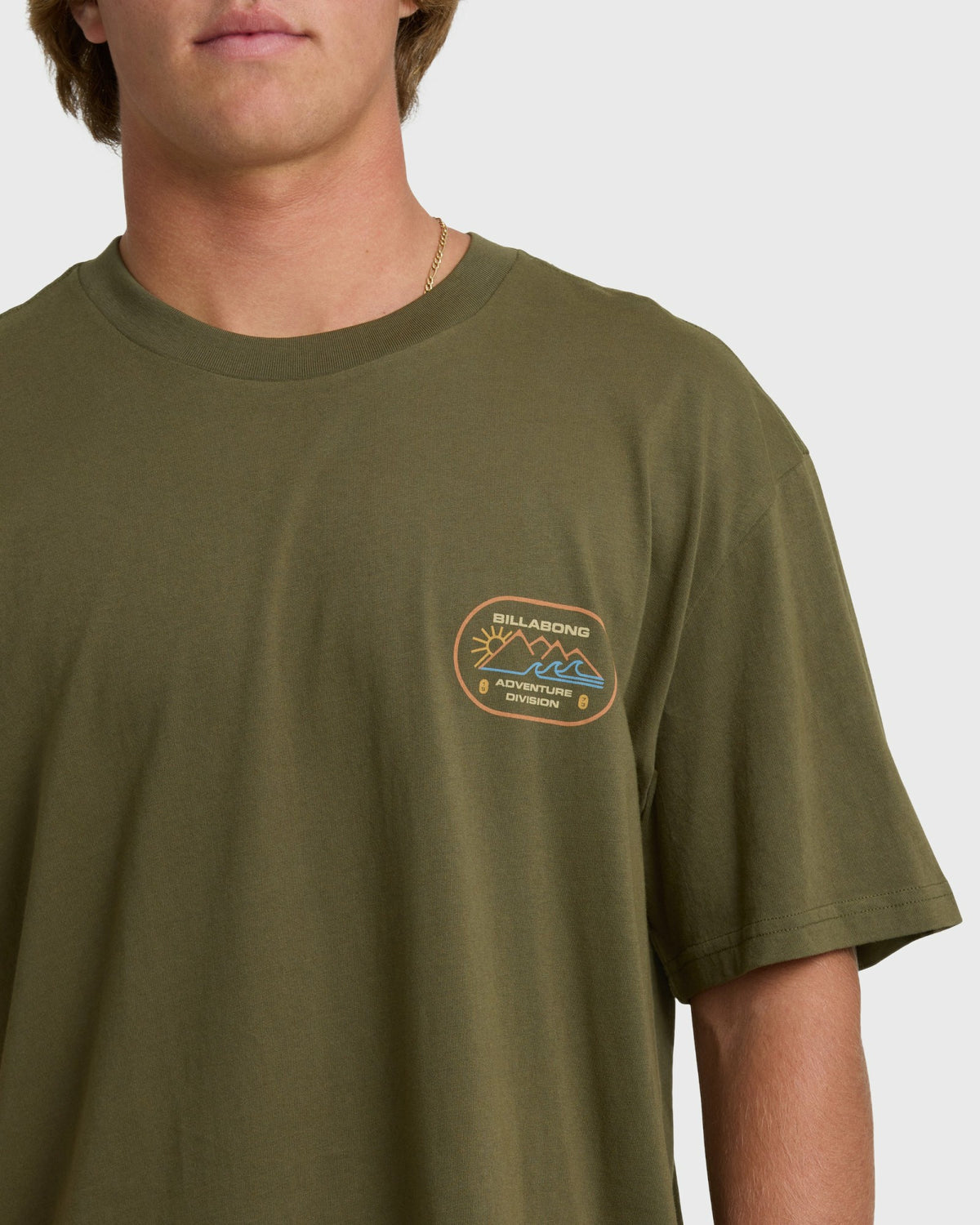Billabong Men's Andes Adiv Premium Short Sleeve T-Shirt - Winter Moss