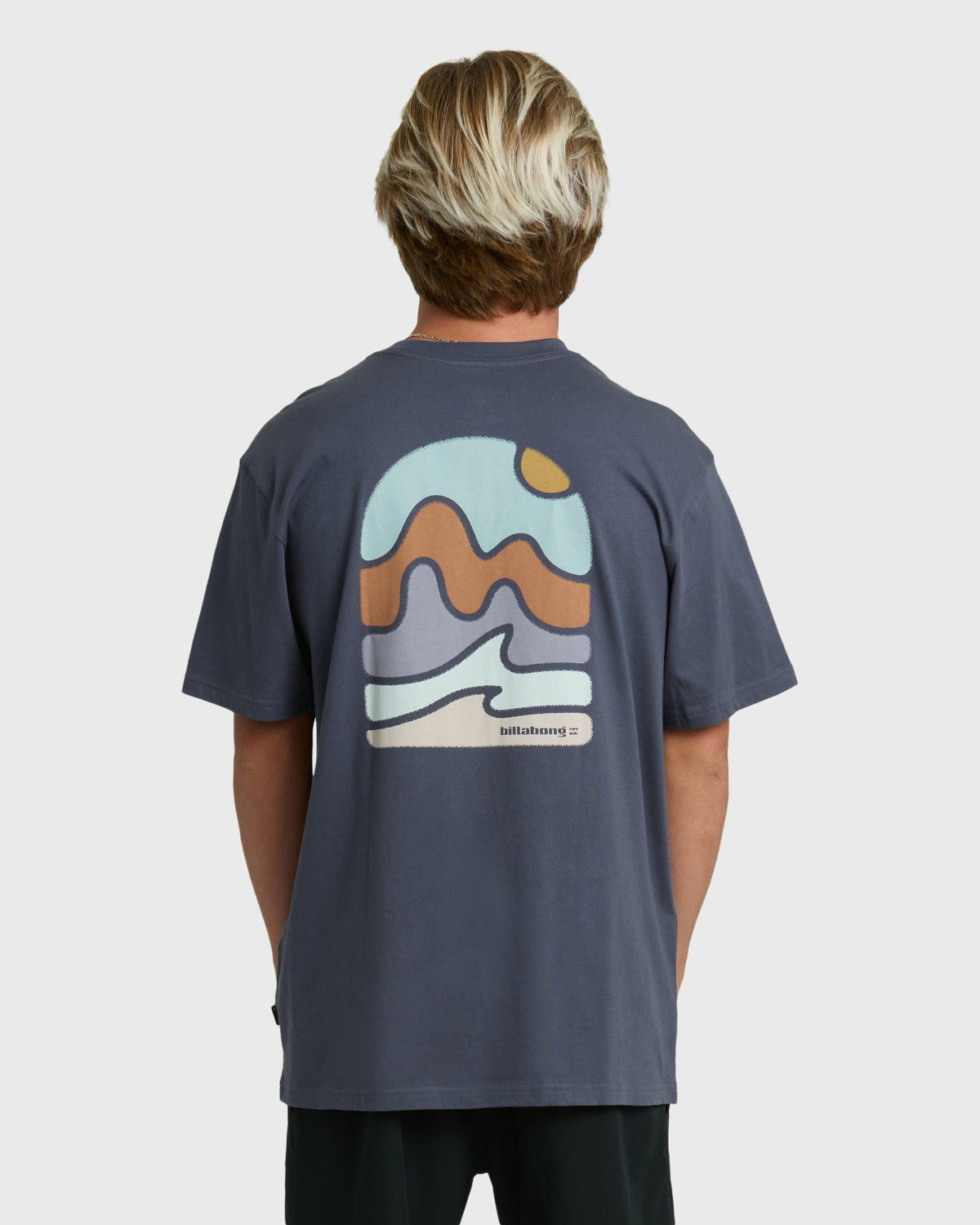 Billabong Men's Sun Down Adiv Premium Short Sleeve T-Shirt - Graystone