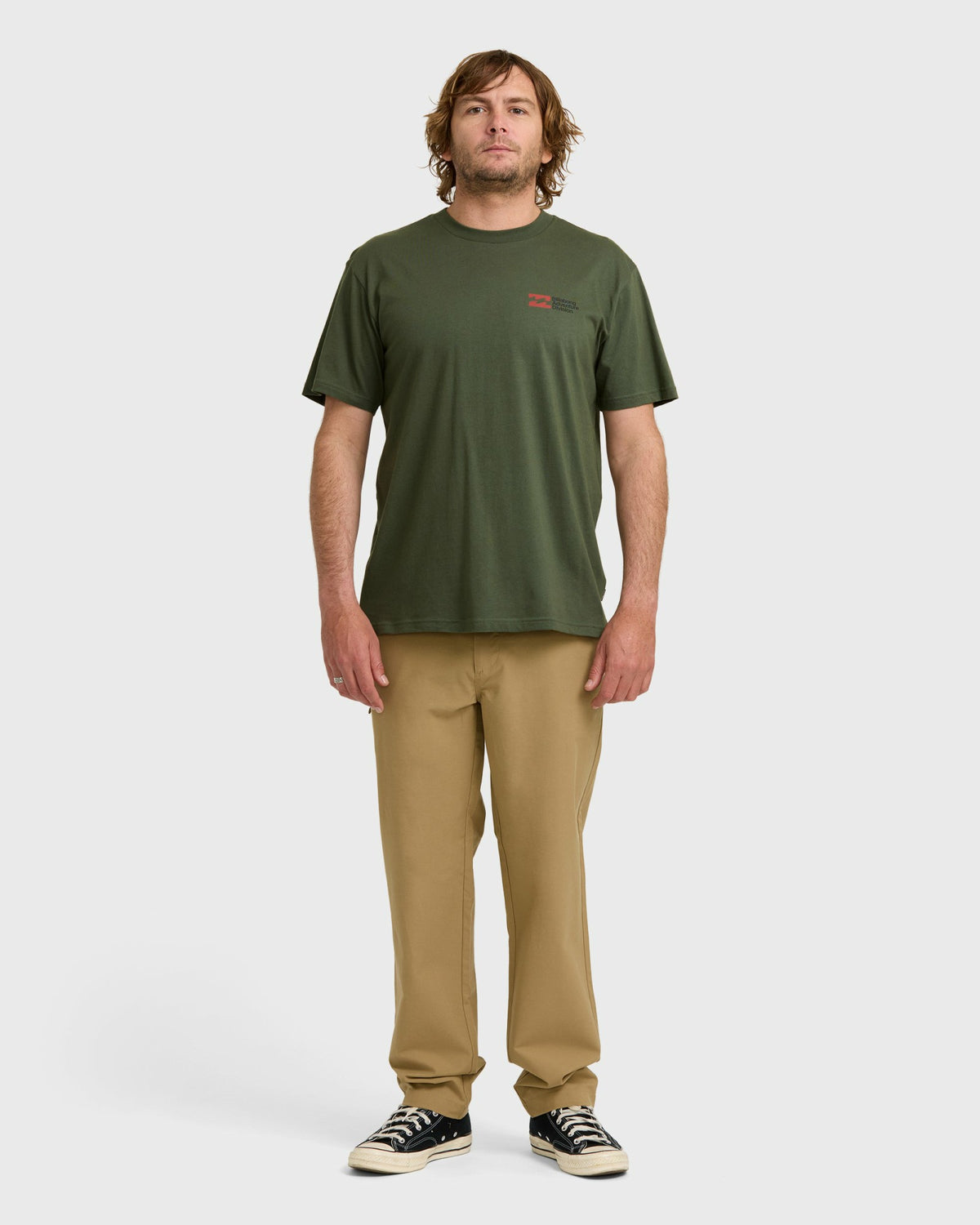 Billabong Men's A\/Div Abandoned Short Sleeve T-Shirt - Fatigue