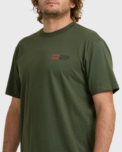 Billabong Men's A\/Div Abandoned Short Sleeve T-Shirt - Fatigue