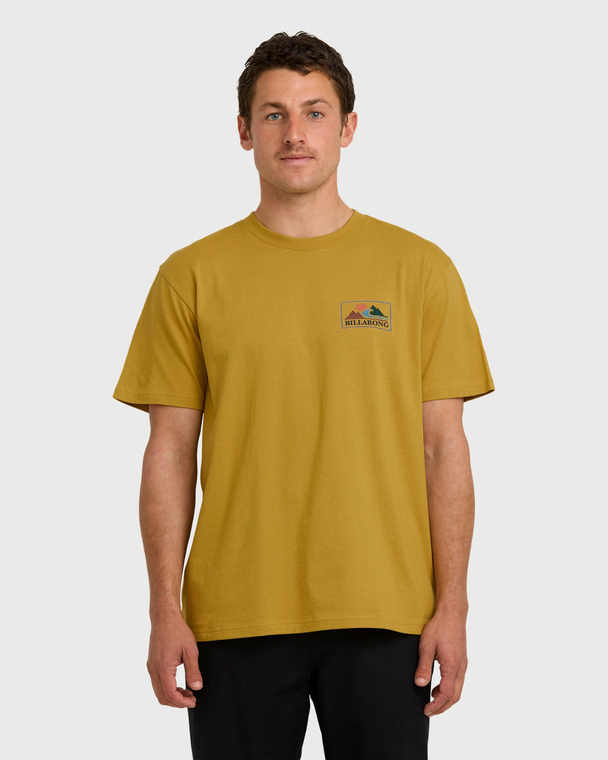 Billabong Men's A\/Div Range Premium Short Sleeve T-Shirt - Mustard