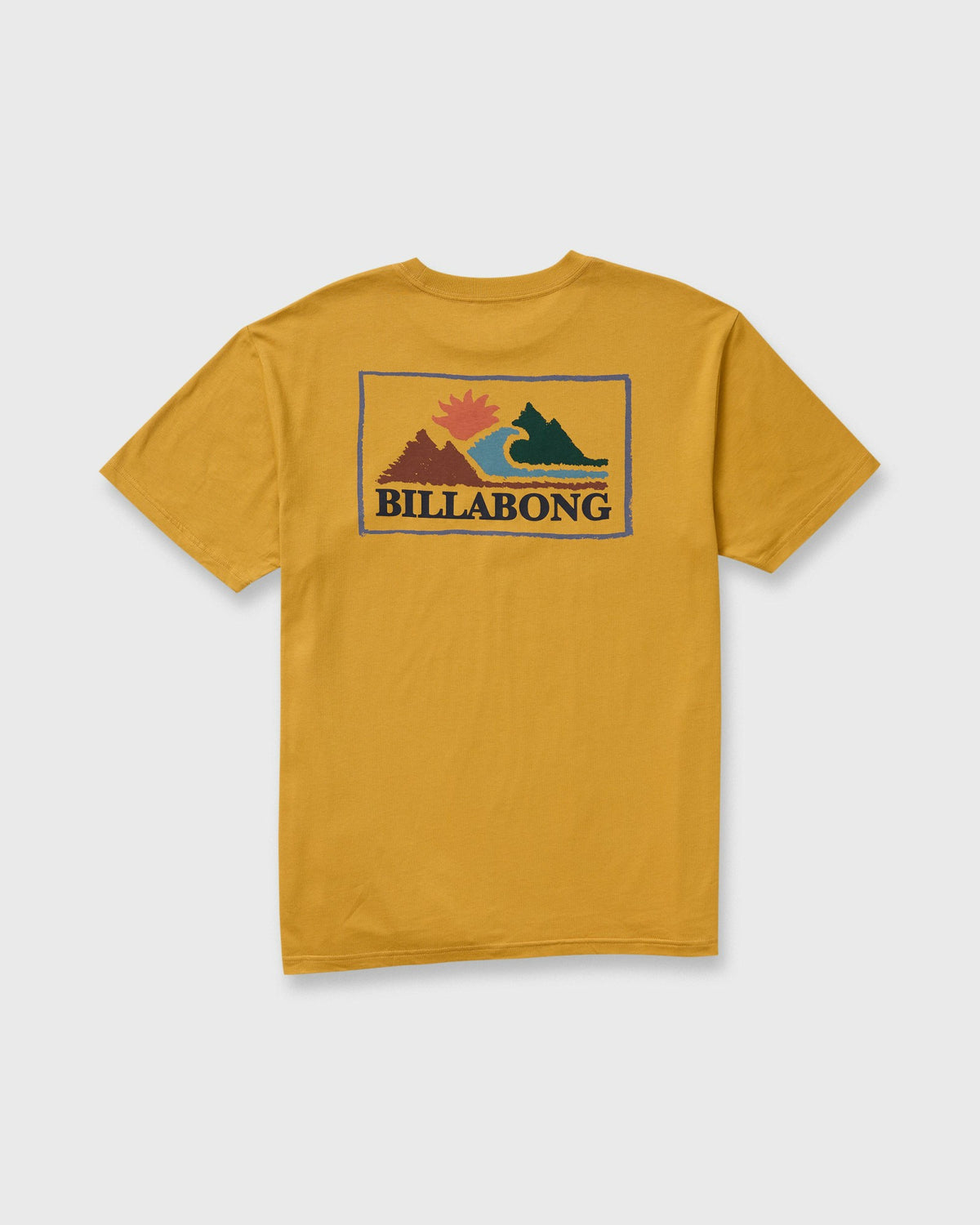 Billabong Men's A\/Div Range Premium Short Sleeve T-Shirt - Mustard