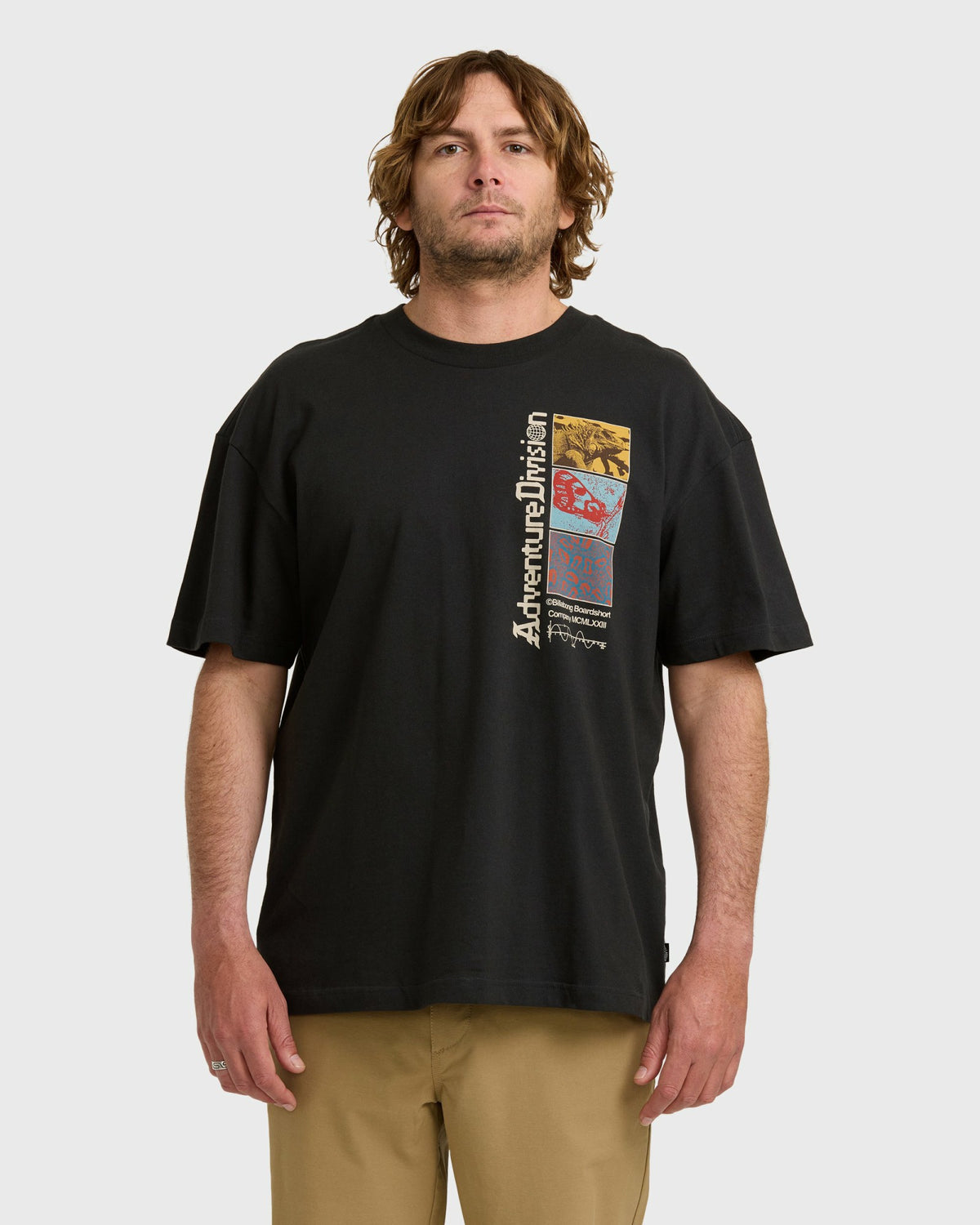 Billabong Men's A\/Div Evolve OG Short Sleeve T-Shirt - Washed Black