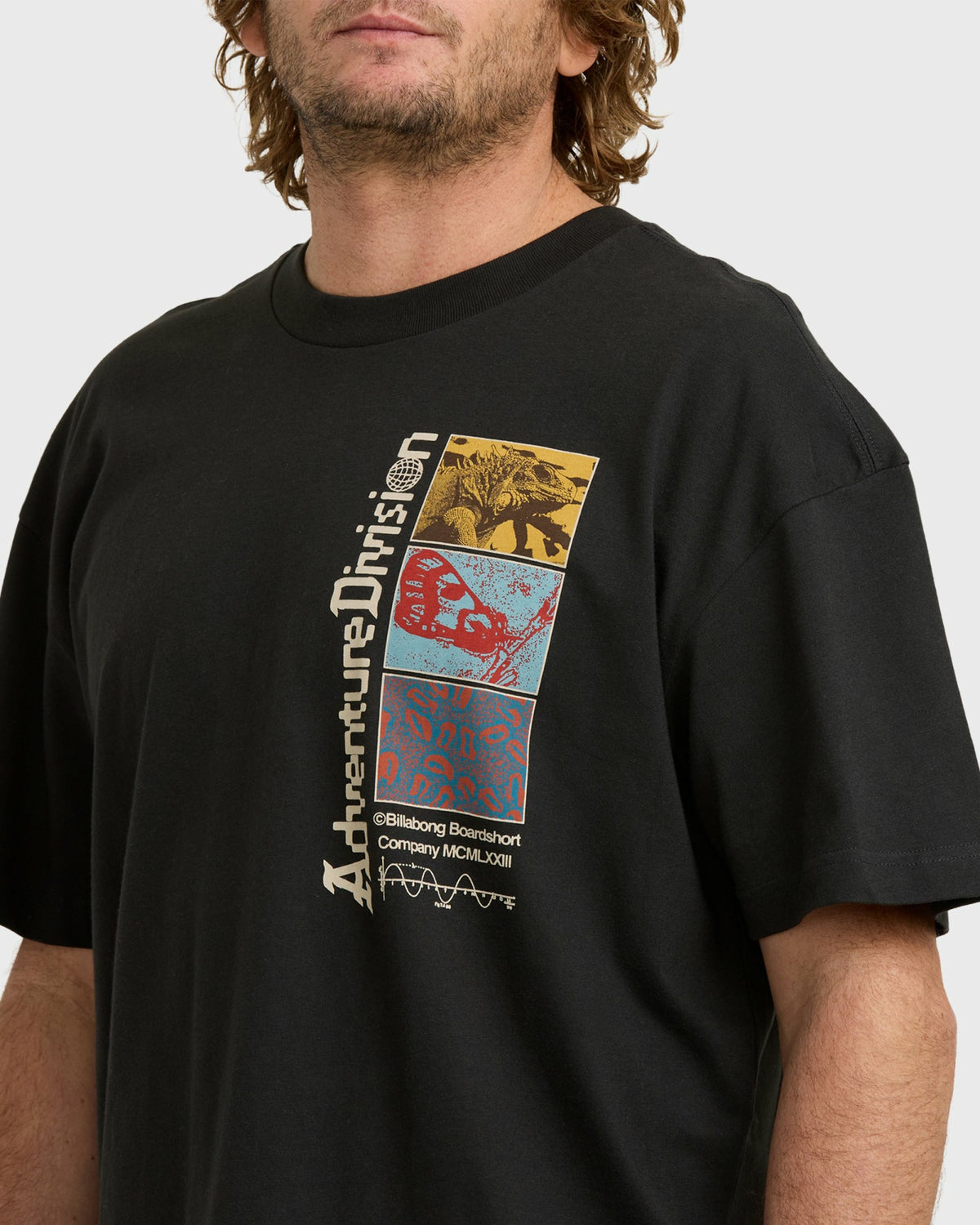 Billabong Men's A\/Div Evolve OG Short Sleeve T-Shirt - Washed Black