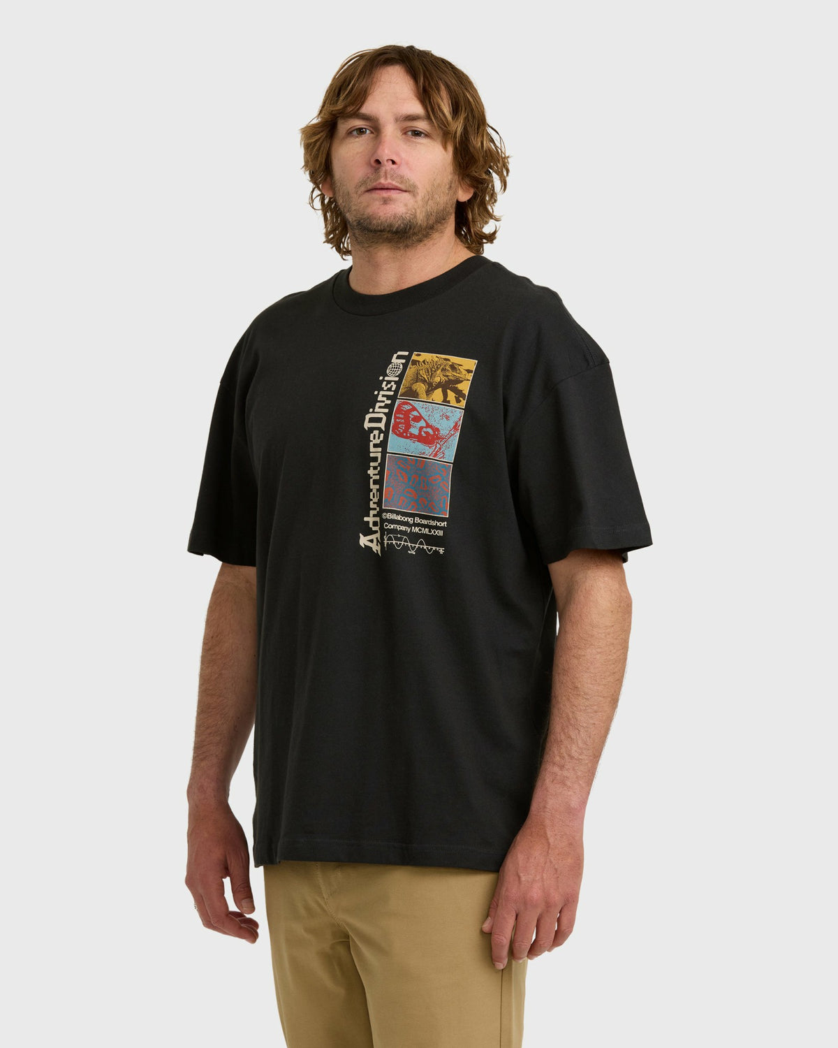 Billabong Men's A\/Div Evolve OG Short Sleeve T-Shirt - Washed Black