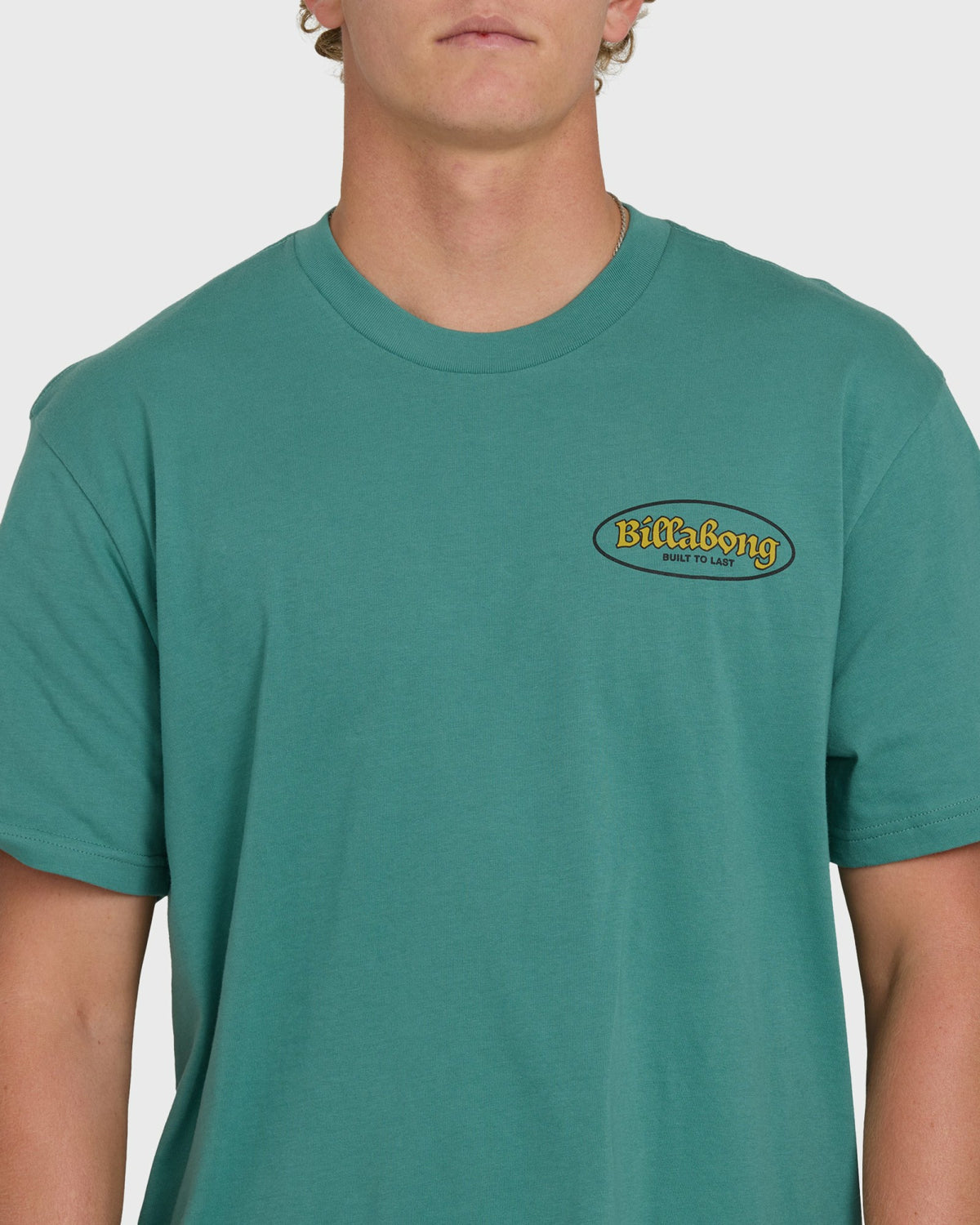 Billabong Men's At Last Premium Short Sleeve Knit T-Shirt - Deep Sea