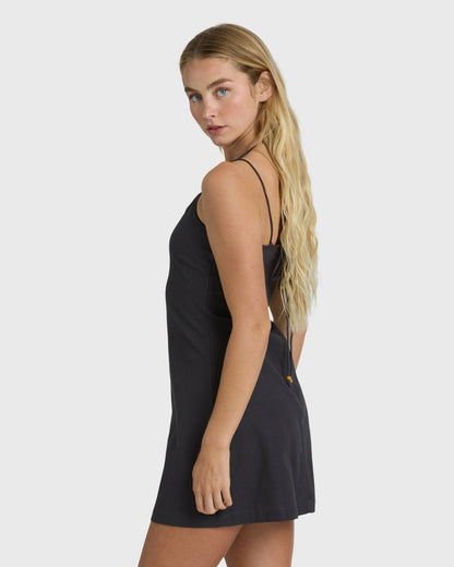 Billabong Women's Midnight Wave Mini Dress - Black Sands