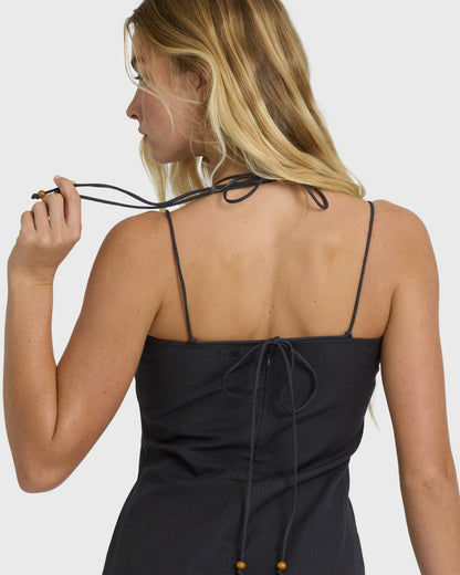 Billabong Women's Midnight Wave Mini Dress - Black Sands