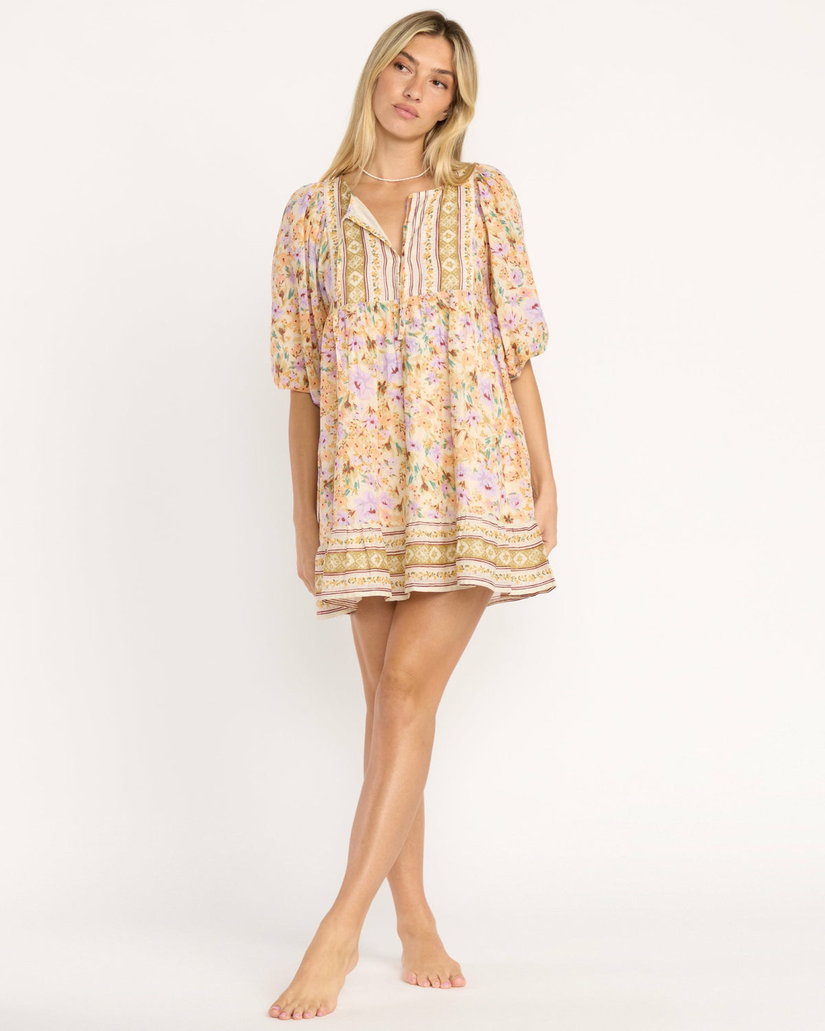 Billabong Women's Ambers Mini Dress - Whitecap