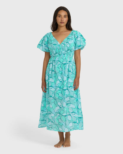 Billabong Women's Go Coastal Midi Dress - Blue Bird