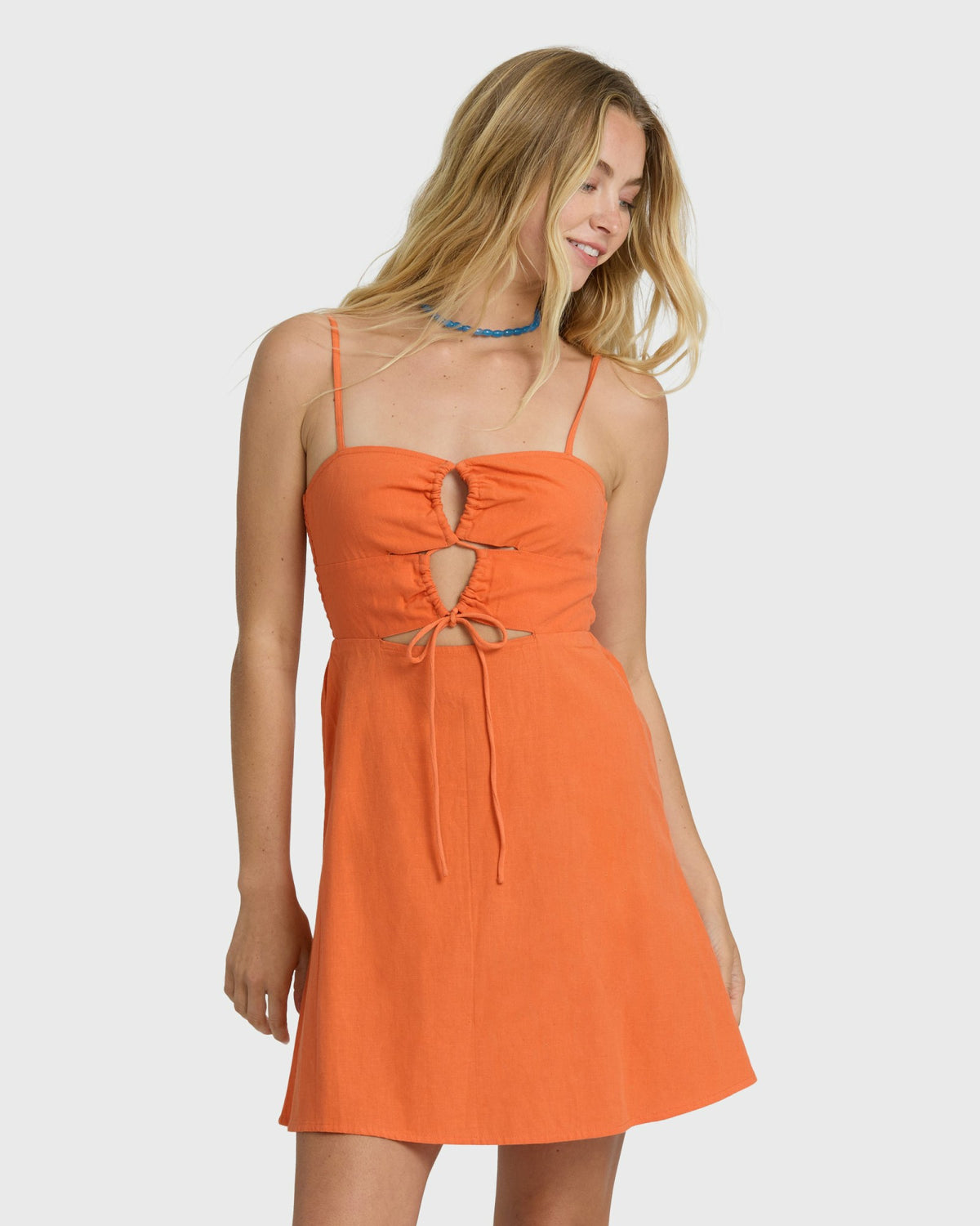 Billabong Women's Lima Mini Dress - Saffron