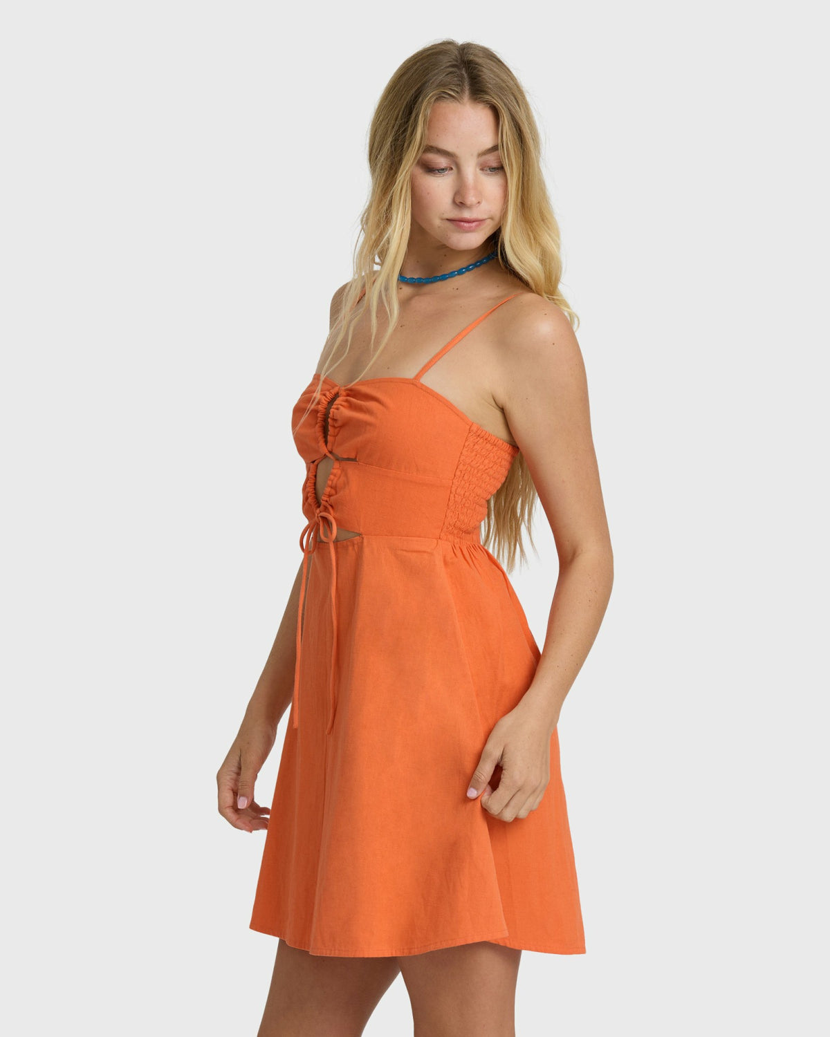 Billabong Women's Lima Mini Dress - Saffron