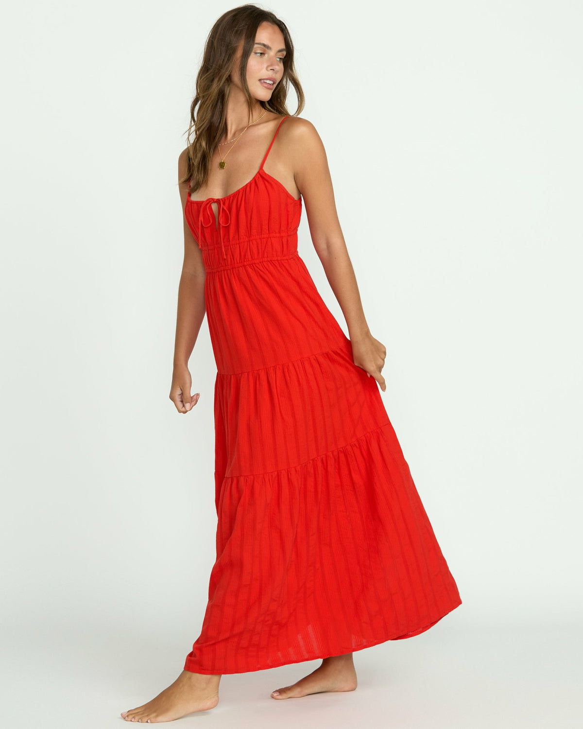 Billabong Women's Red Aloha Maxi Dress - Red Aloha