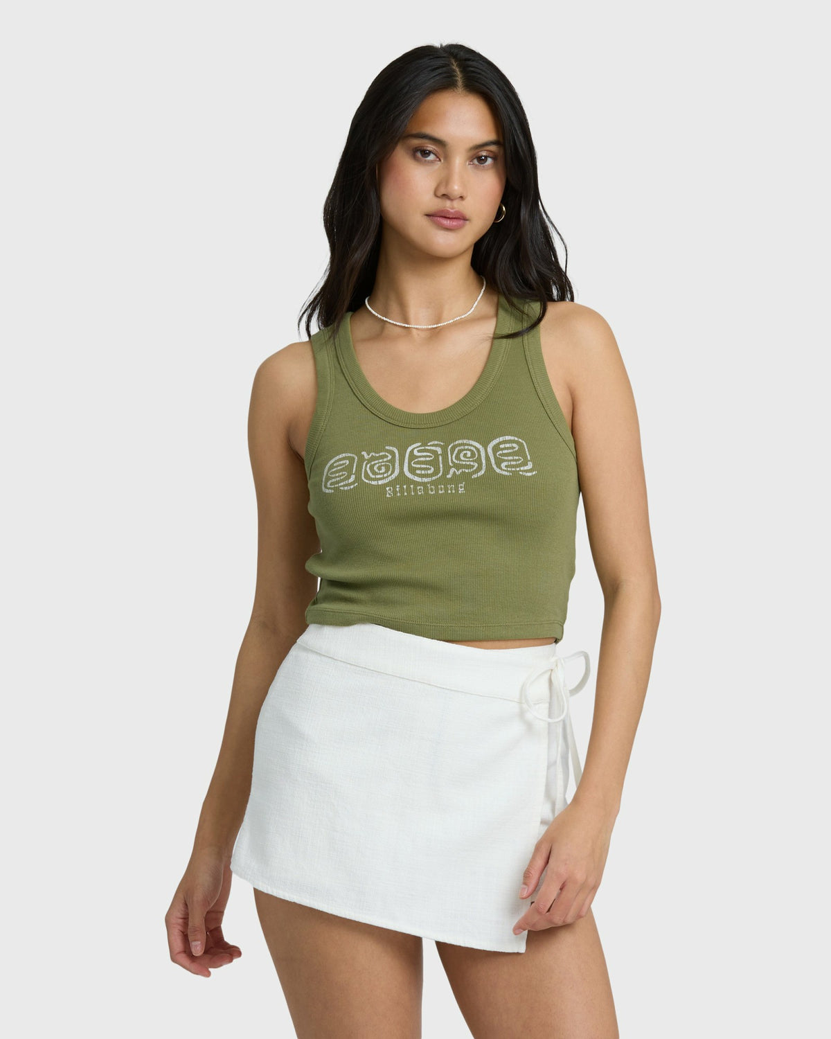 Billabong Women's Stirred Up Tank - Dark Olive