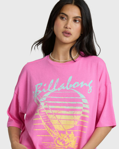 Billabong Women's Every High Tide Short Sleeve T-Shirt - Guava