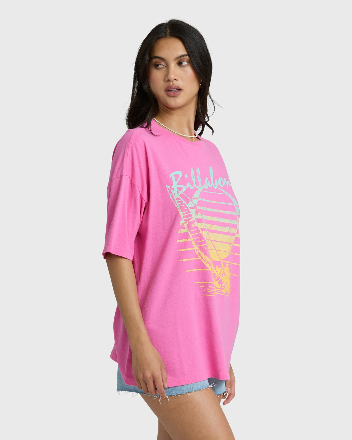 Billabong Women's Every High Tide Short Sleeve T-Shirt - Guava