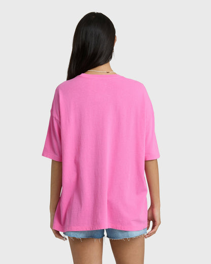 Billabong Women's Every High Tide Short Sleeve T-Shirt - Guava