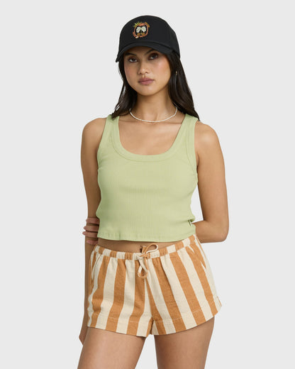 Billabong Women's Rerun Tank Top - Cactus