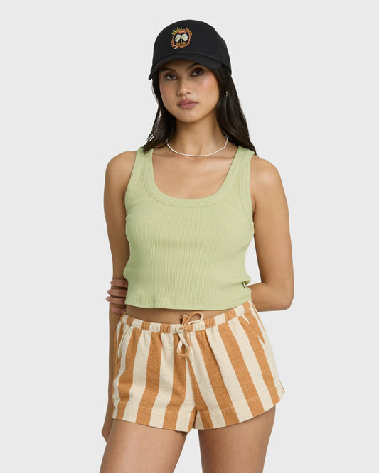 Billabong Women's Rerun Tank Top - Cactus