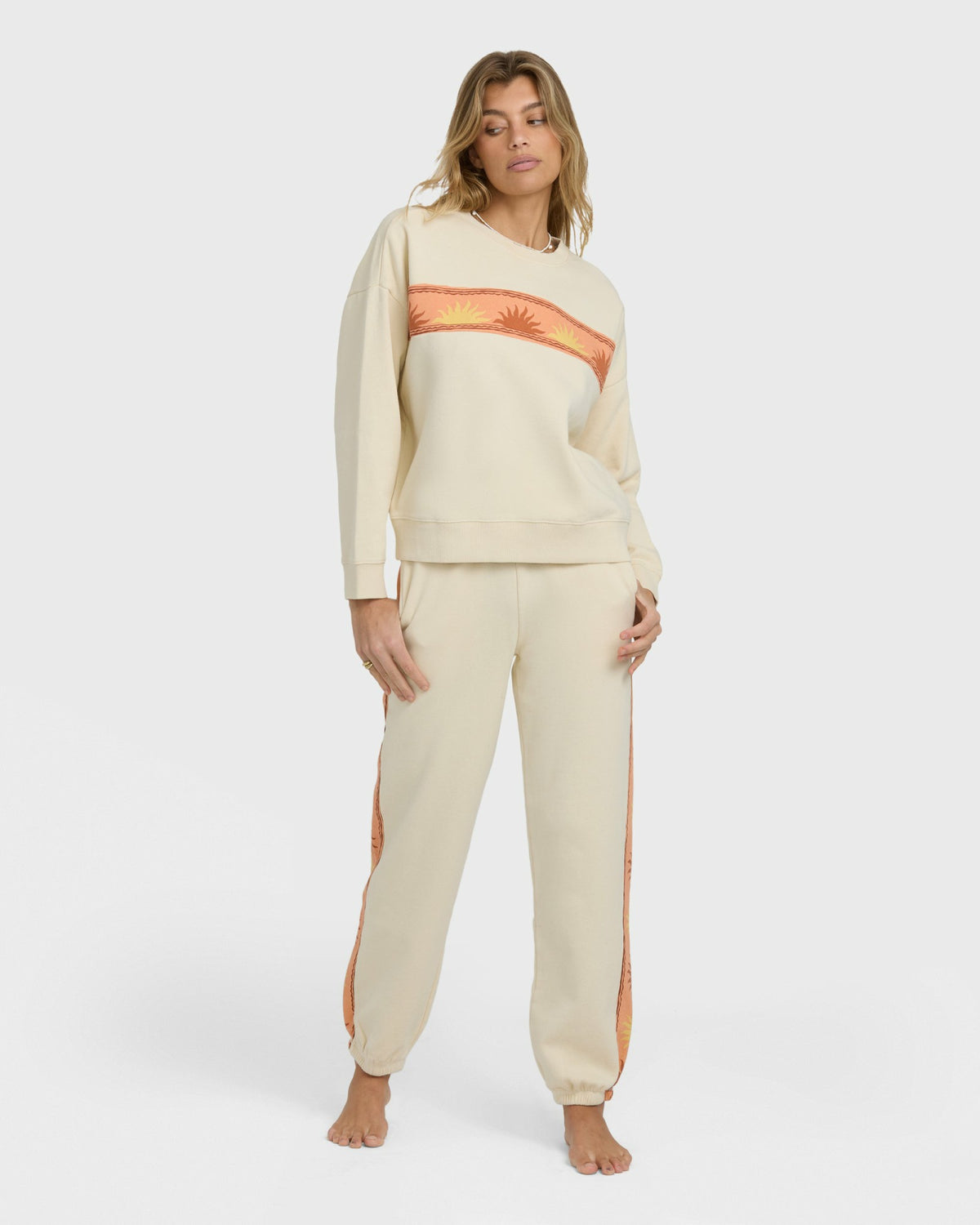 Billabong Women's Echo Crewneck Sweatshirt - Whitecap