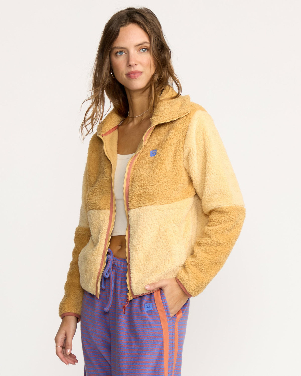 Billabong Women's A\/Div Switchback Zip Sweatshirt - Hemp 2