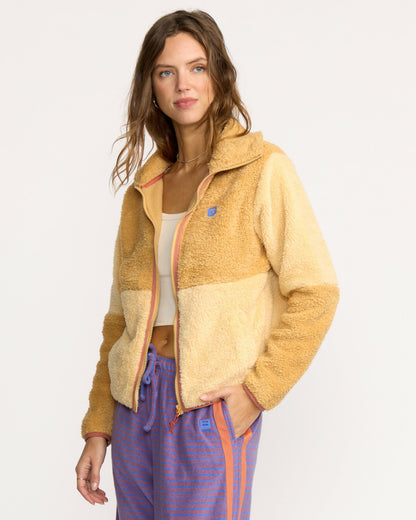 Billabong Women's A\/Div Switchback Zip Sweatshirt - Hemp 2