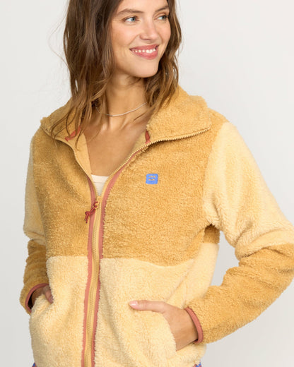 Billabong Women's A\/Div Switchback Zip Sweatshirt - Hemp 2