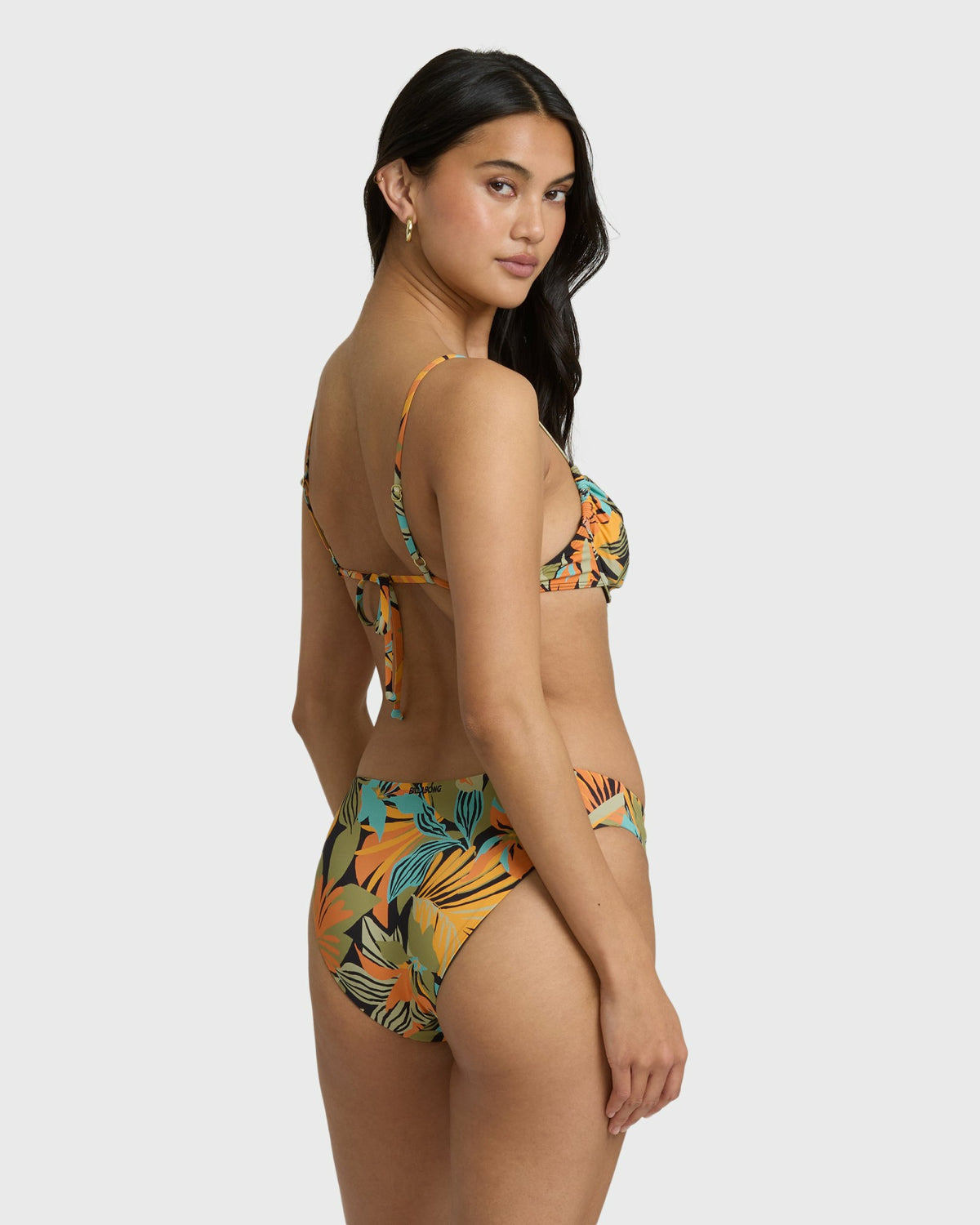 Billabong Women's Des Tropiques Talia Underwire Bikini Top - Black Multi