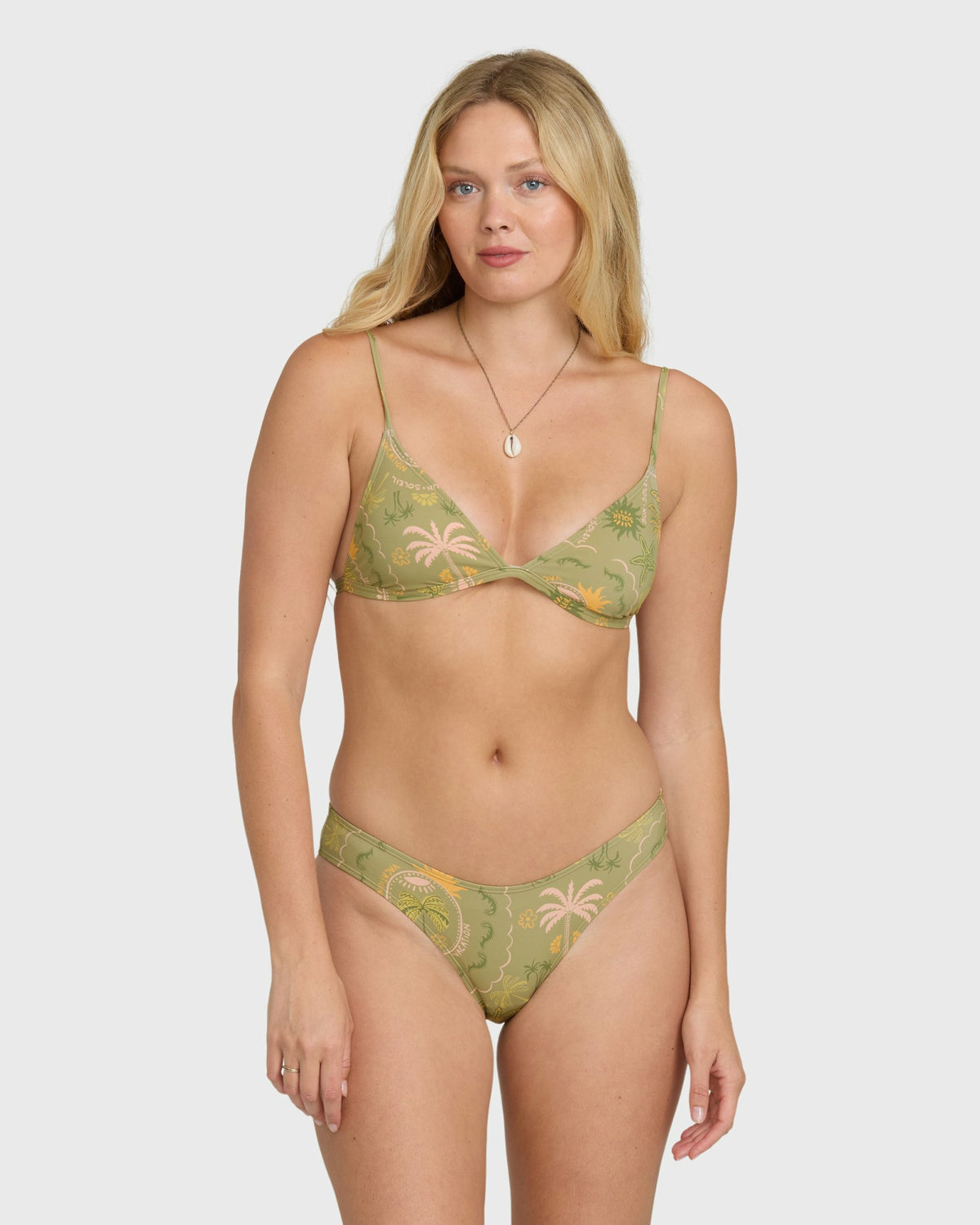 Billabong Women's Vaca Soleil Bondi Medium Bikini Bottom - Cedar