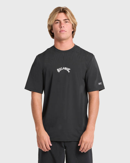 Billabong Men's All Day Wave Loose Fit Short Sleeve Surf Tee - Black
