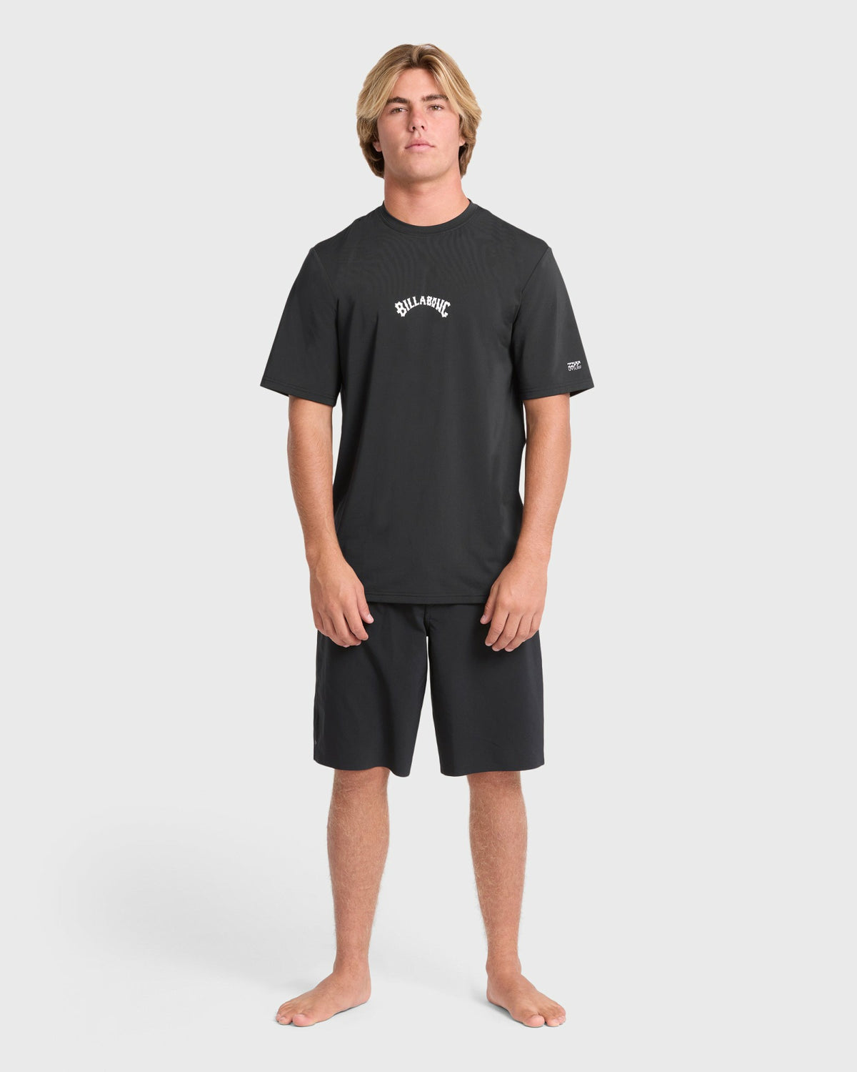 Billabong Men's All Day Wave Loose Fit Short Sleeve Surf Tee - Black