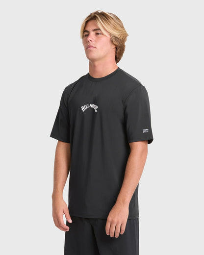 Billabong Men's All Day Wave Loose Fit Short Sleeve Surf Tee - Black