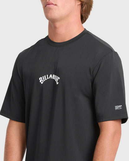 Billabong Men's All Day Wave Loose Fit Short Sleeve Surf Tee - Black
