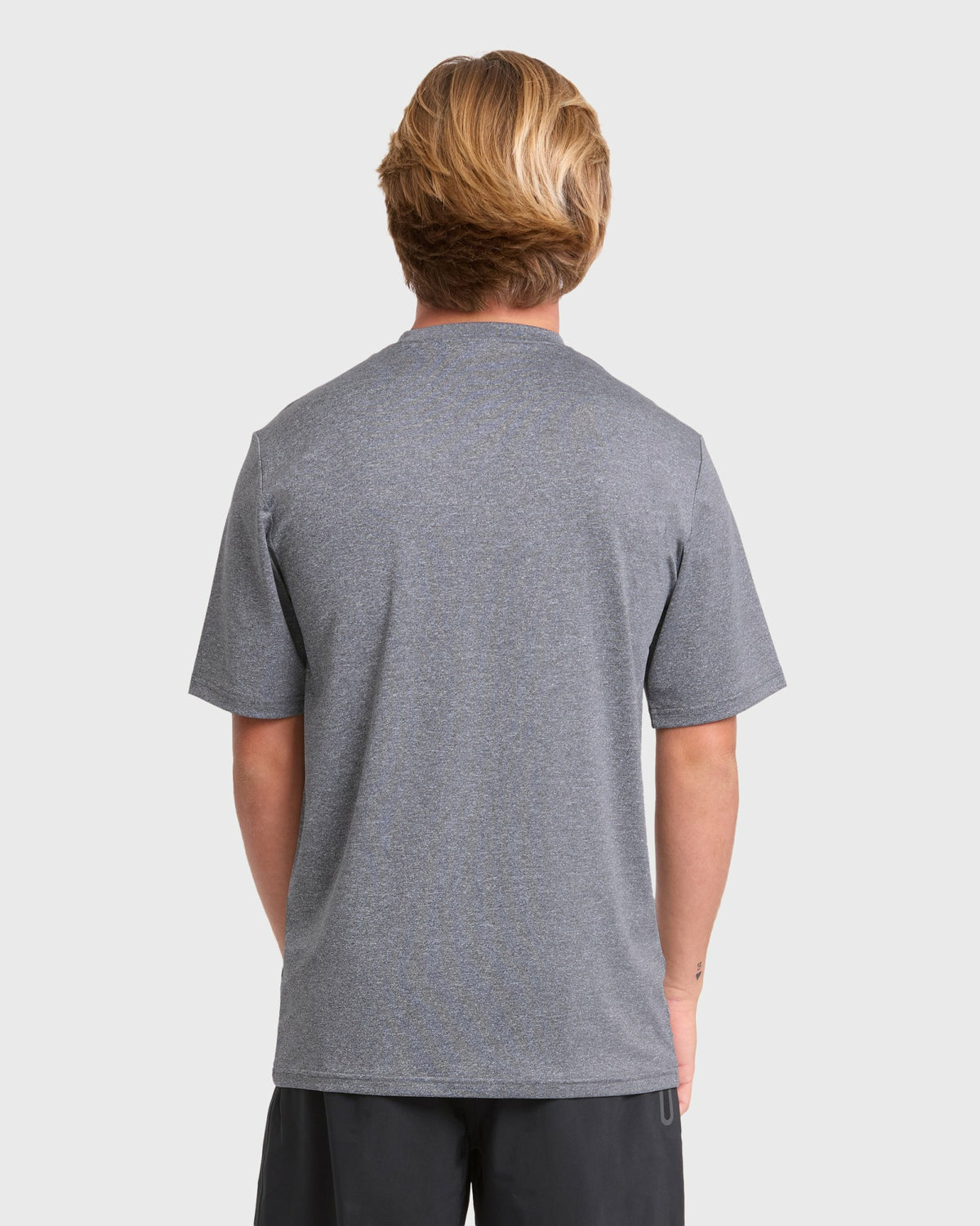 Billabong Men's All Day Wave Loose Fit Short Sleeve Surf Tee - Light Gray Heather