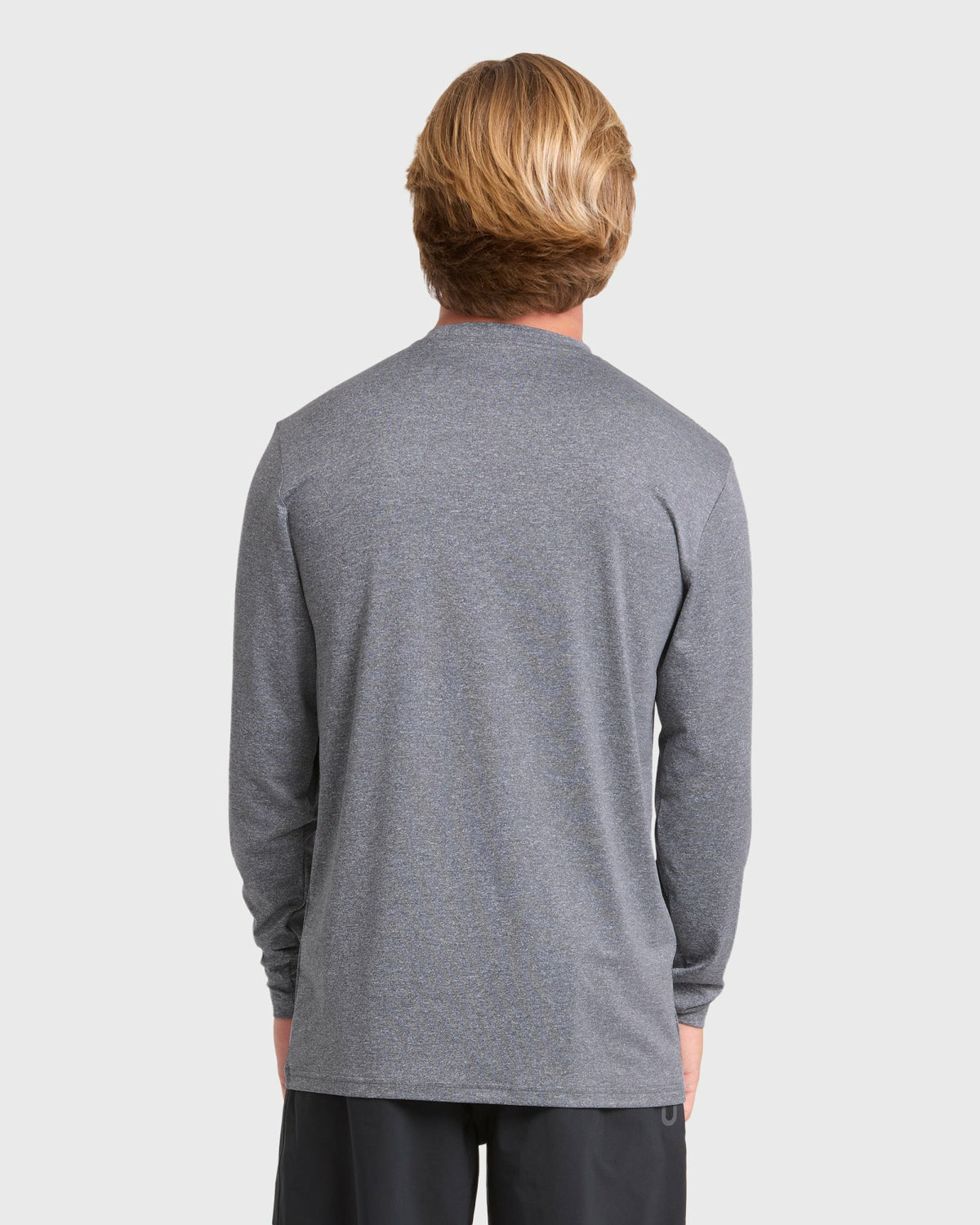 Billabong Men's All Day Wave Long Sleeve Surf Tee - Light Gray Heather